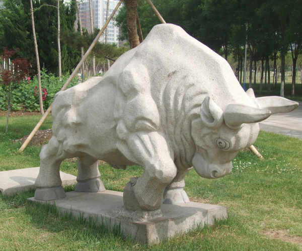 圖木舒克?牛石雕