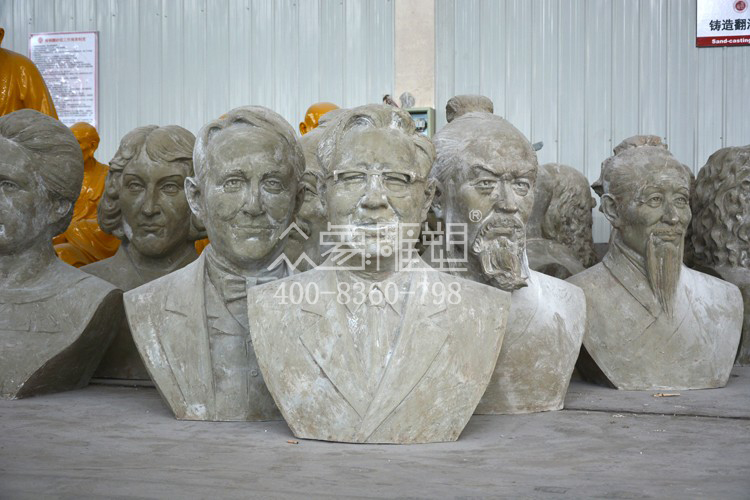 大成鎮鹽城某部隊鑄銅胸像組